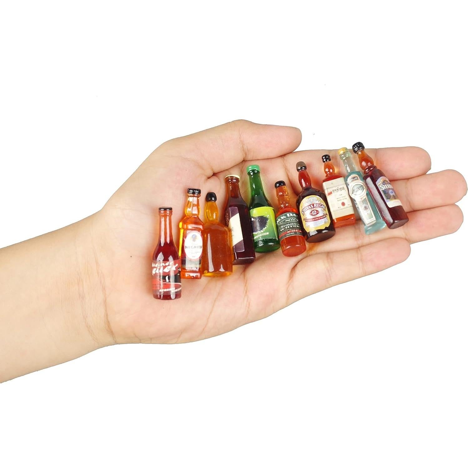 40 Mini Botellas de Cerveza Falsas LIJIAN'S SHOP Decoración