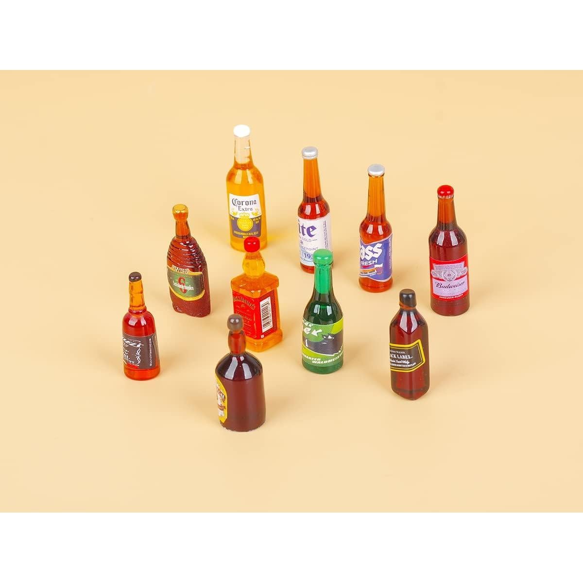 40 Mini Botellas de Cerveza Falsas LIJIAN'S SHOP Decoración