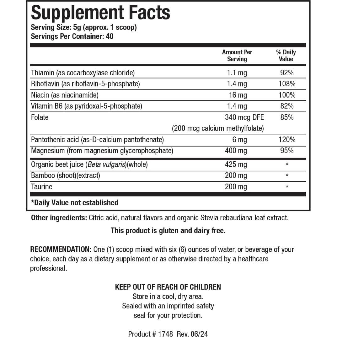 Biotics Research Acti-Mag Plus Magnesio en Polvo 400mg 200g