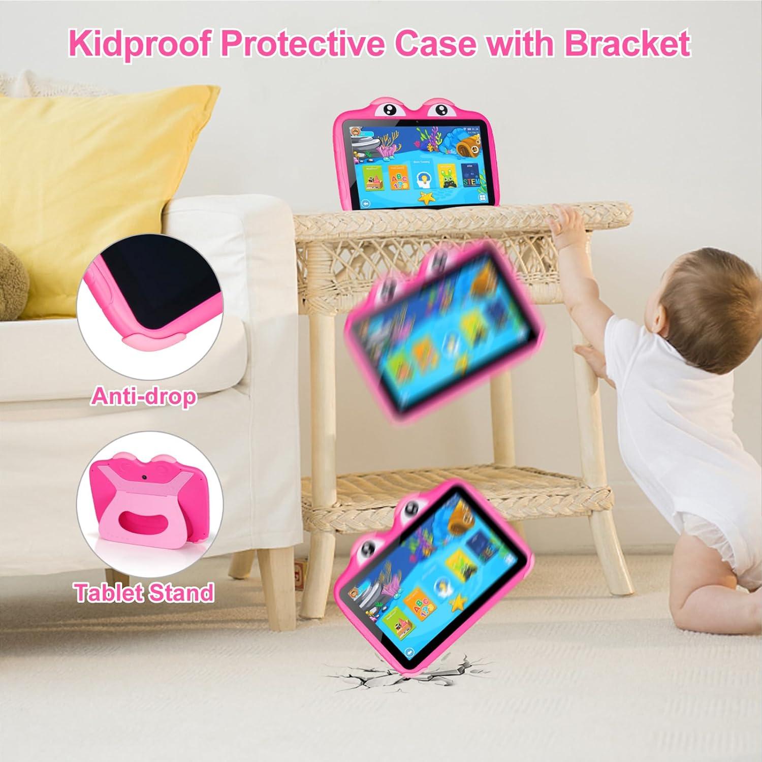 Tableta para Niños Trayoo F10 10.1" Android 11 64GB Rosa