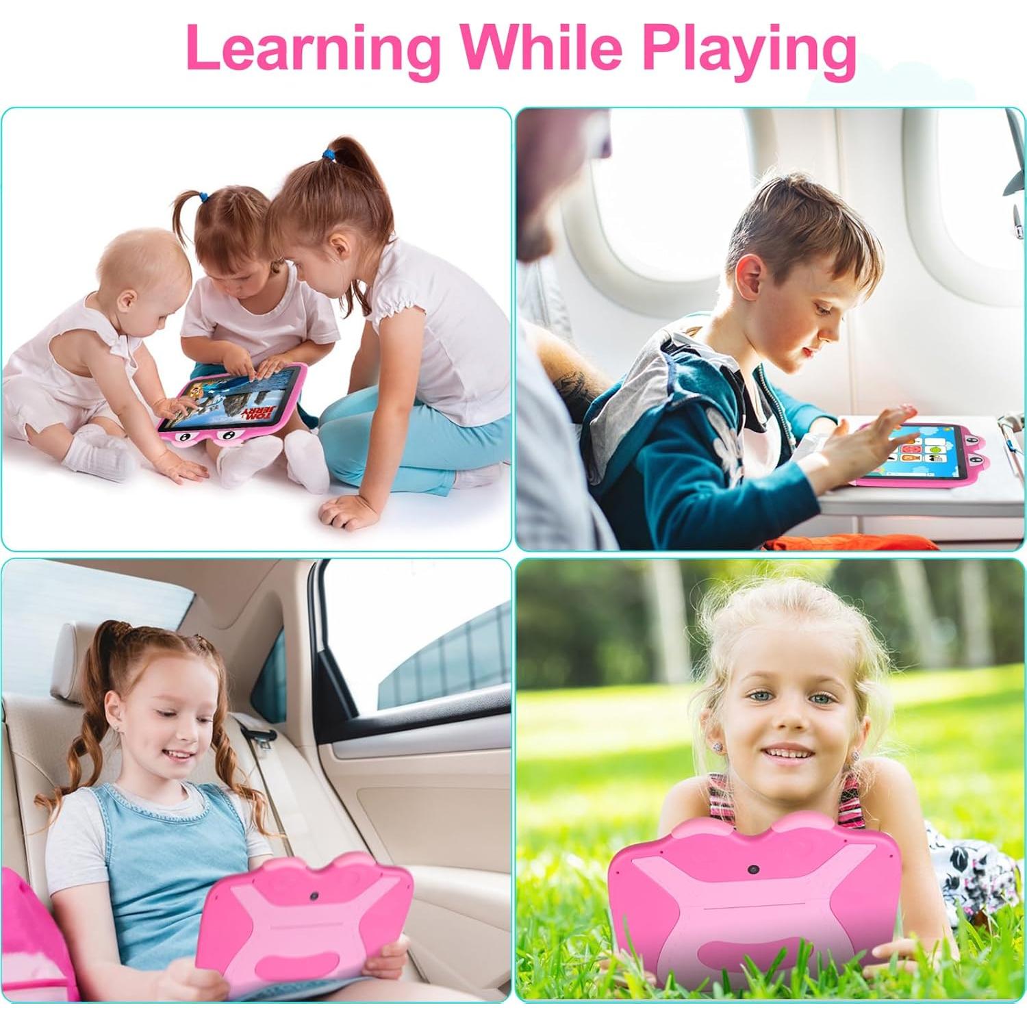 Tableta para Niños Trayoo F10 10.1" Android 11 64GB Rosa