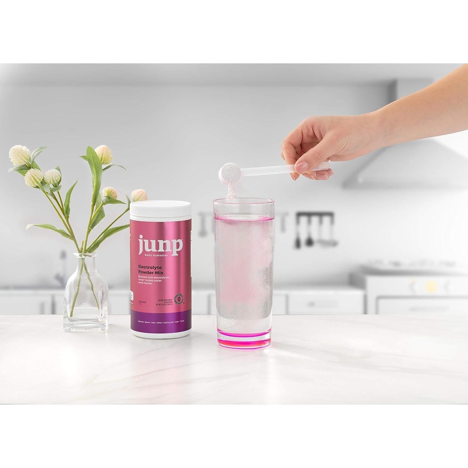 Polvo de Electrolitos JUNP Uva Sin Azúcar 180 Porciones