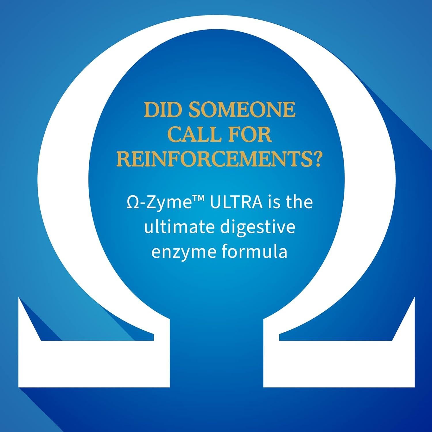 Suplemento Digestivo Garden of Life Omega Zyme Ultra 180 Cápsulas