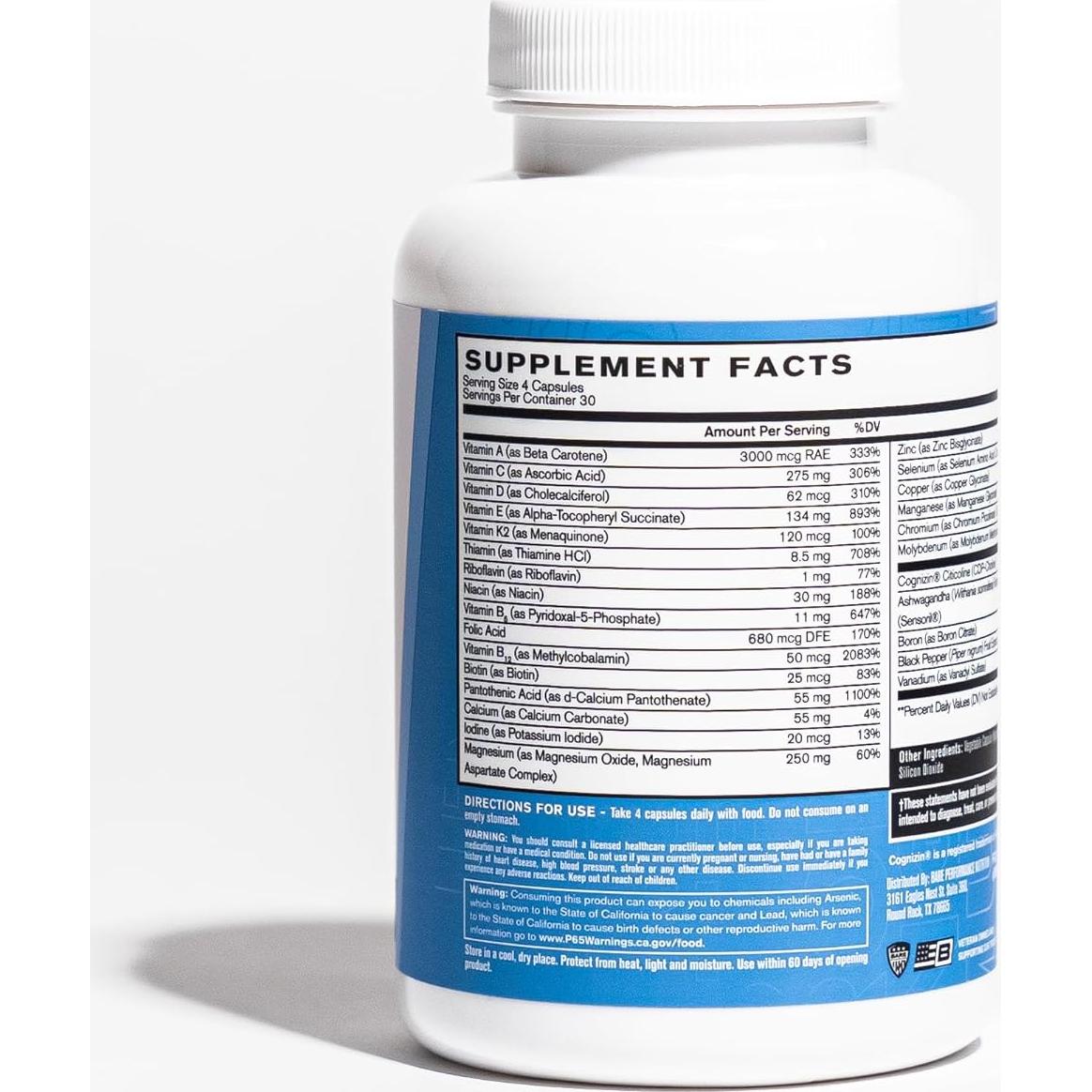 Multivitamínico Fuerte BPN 30 días - Salud y Energía