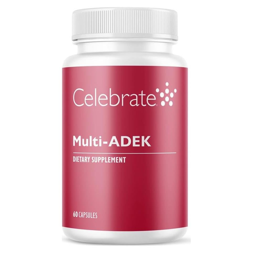 Celebrate Vitamins Multivitamínico ADEK Sin Hierro 60 Cápsulas