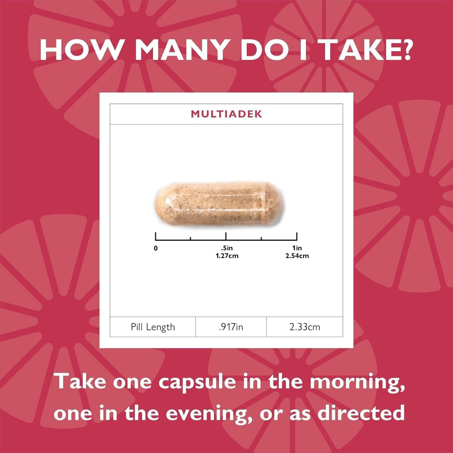 Celebrate Vitamins Multivitamínico ADEK Sin Hierro 60 Cápsulas