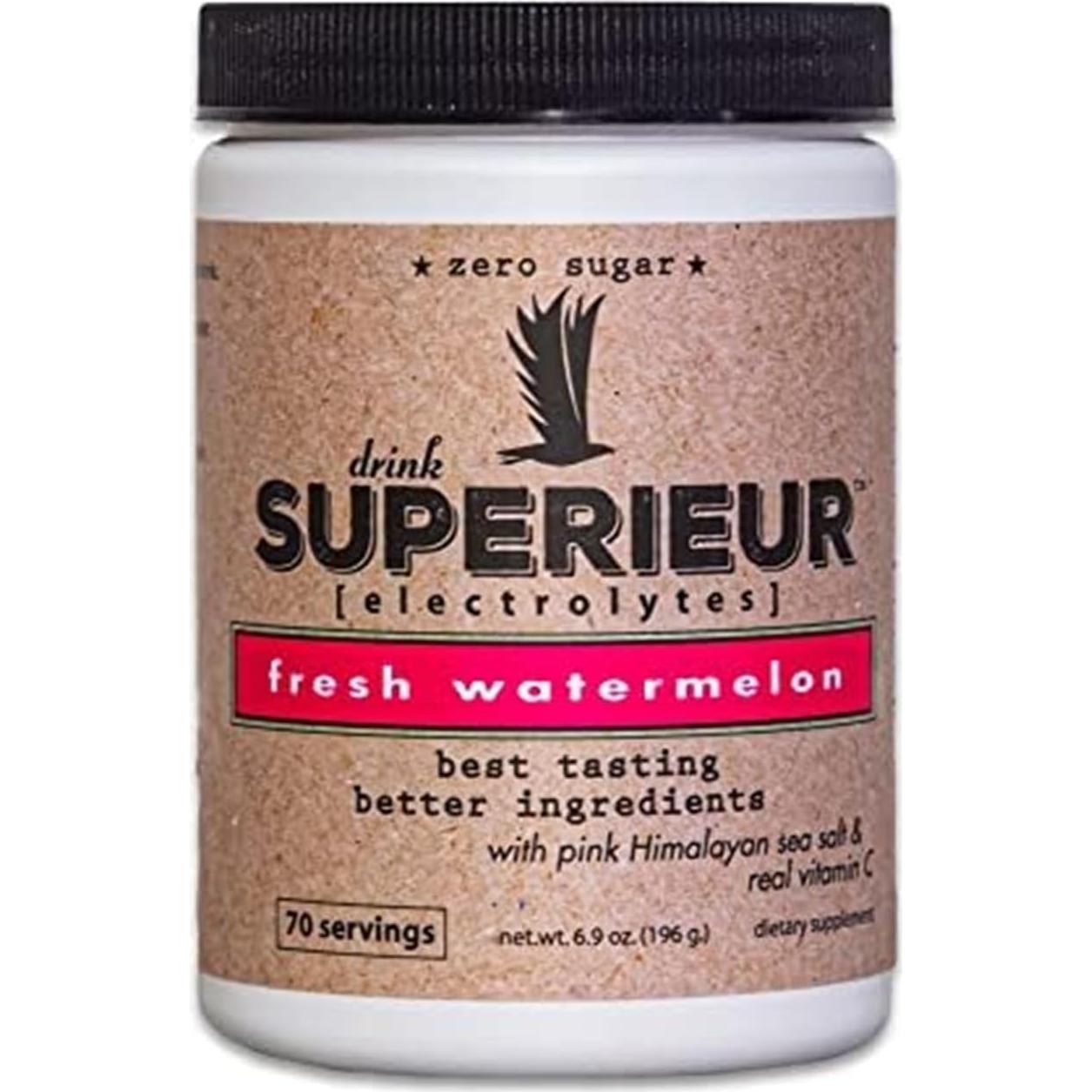 Suplemento de Electrolitos Superieur Sandía 70 Porciones