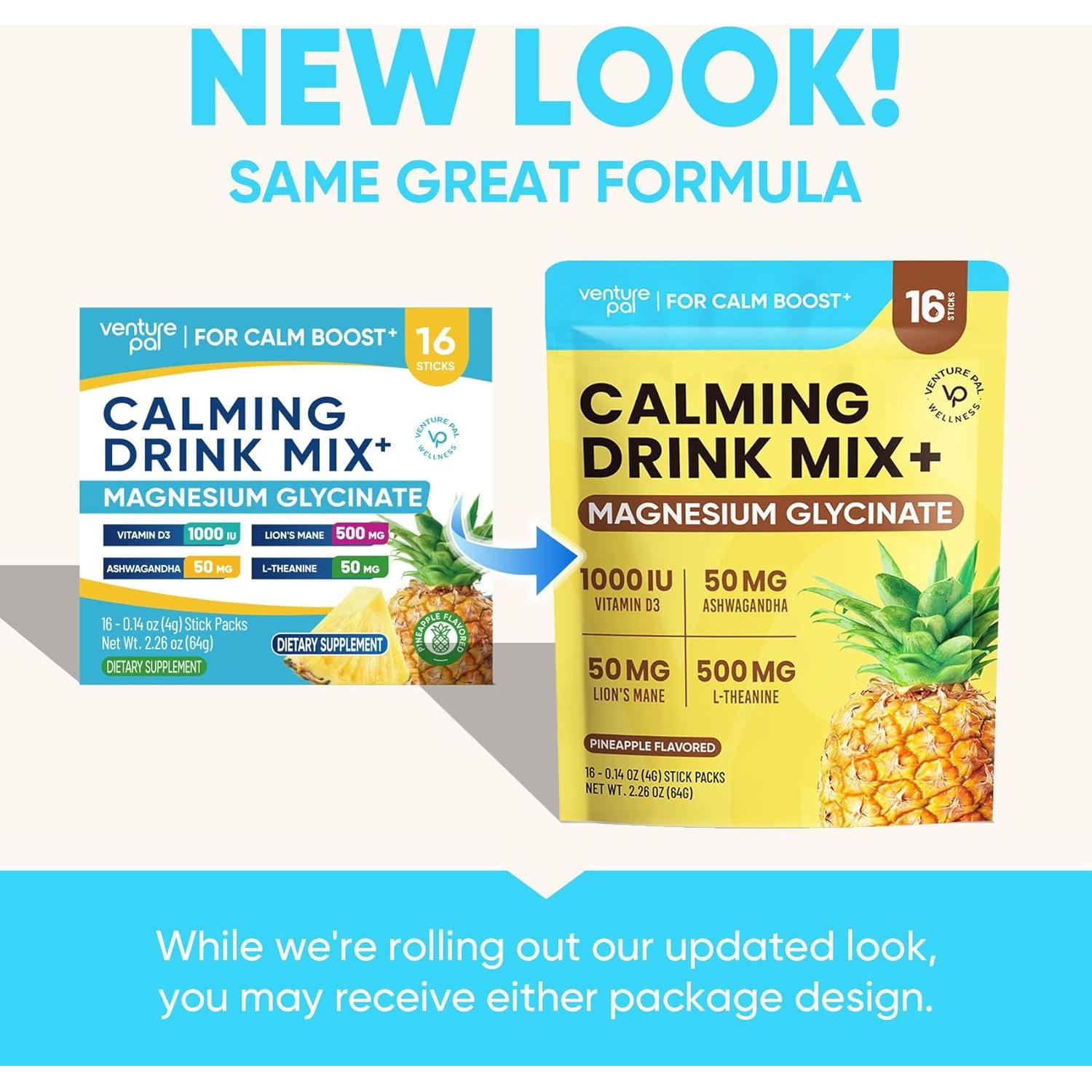 Mezcla de Bebida Calmante Venture Pal 453 g Sin Azúcar