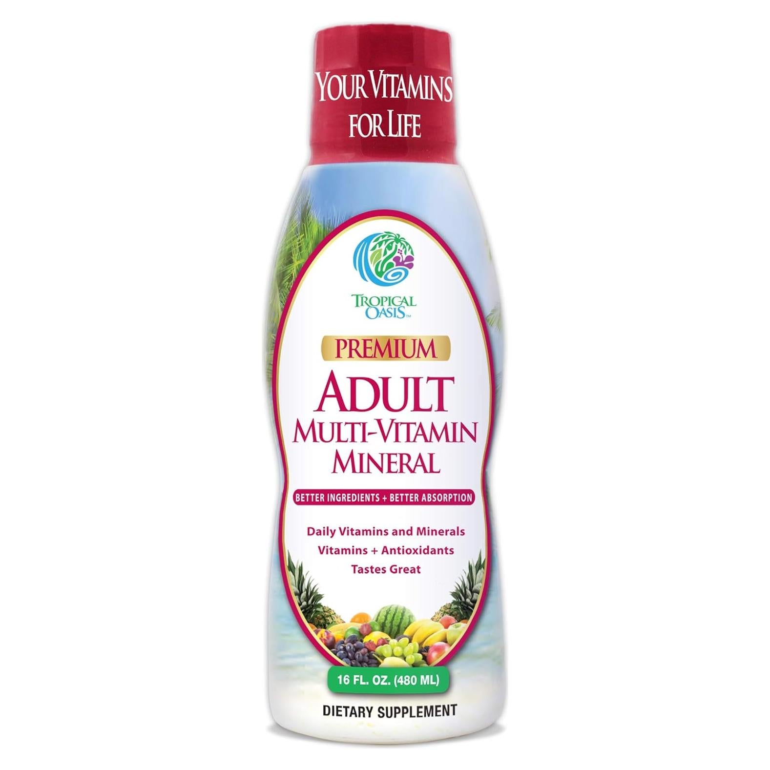 Multivitamina Líquida Tropical Oasis 473ml - 125 Nutrientes