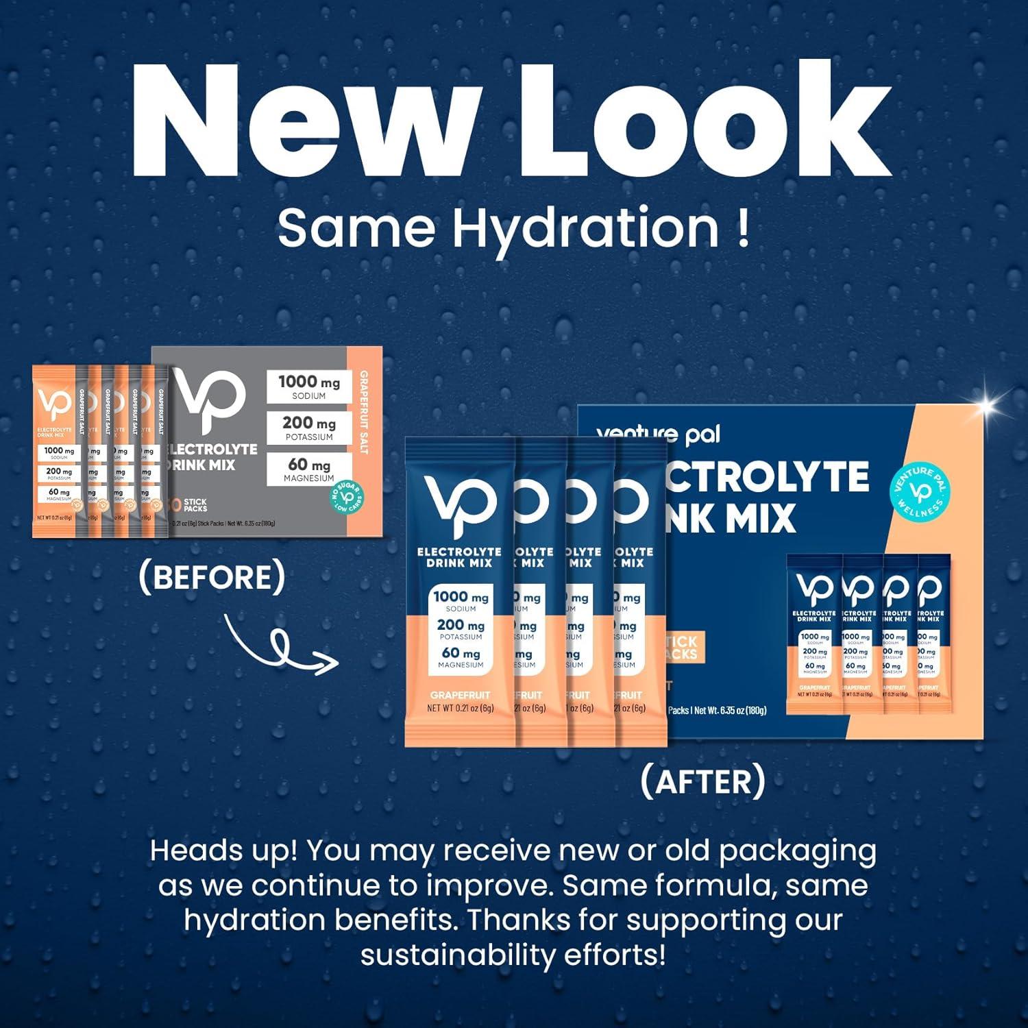 Polvo de Electrolitos Venture Pal 30 Stick Sin Azúcar