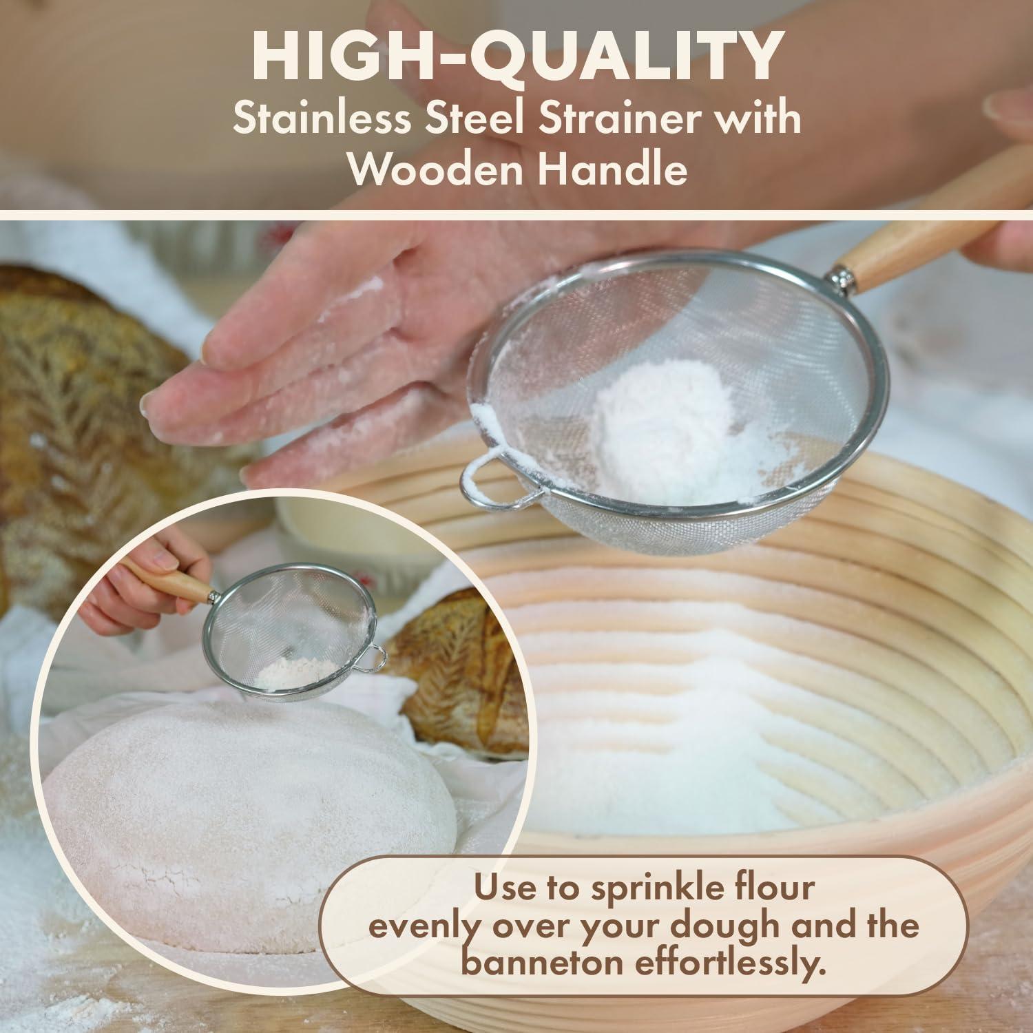 Set de 2 Cestas de Prueba de Pan Joyfulbase 22.86 cm