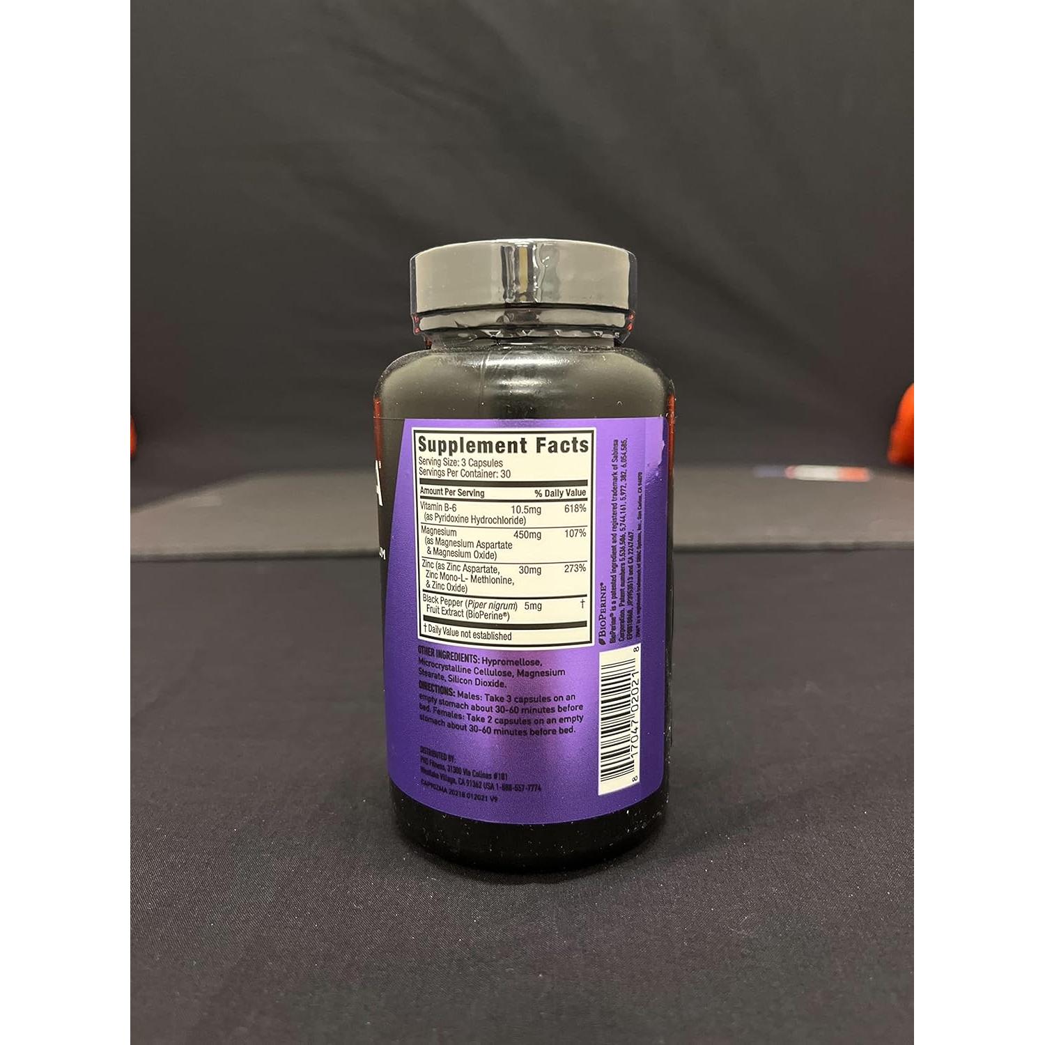 ZMA JYM Suplemento de Zinc y Magnesio 90 Cápsulas Vegetarianas