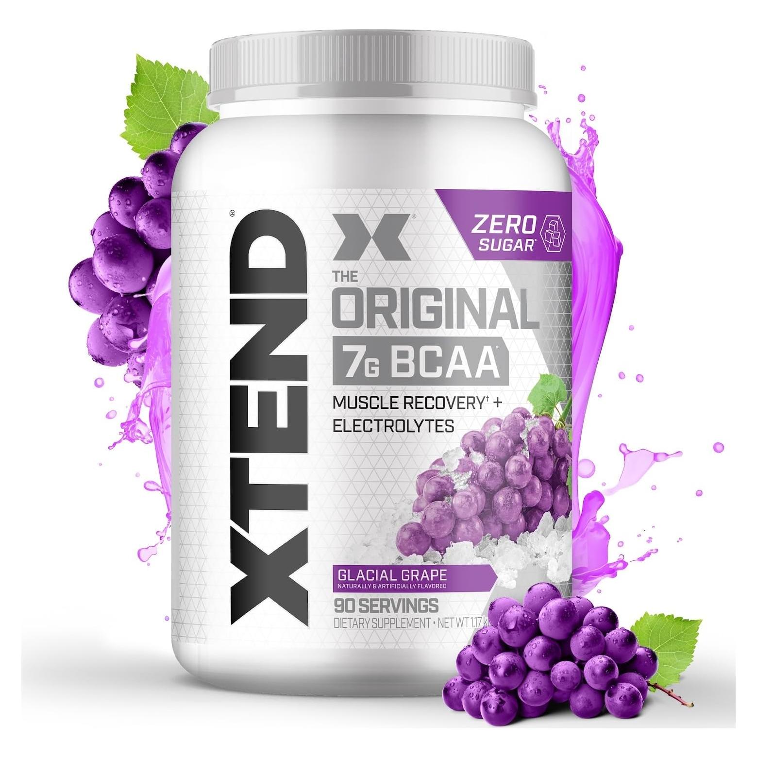 XTEND BCAA Polvo Original 90 Porciones Uva Sin Azúcar