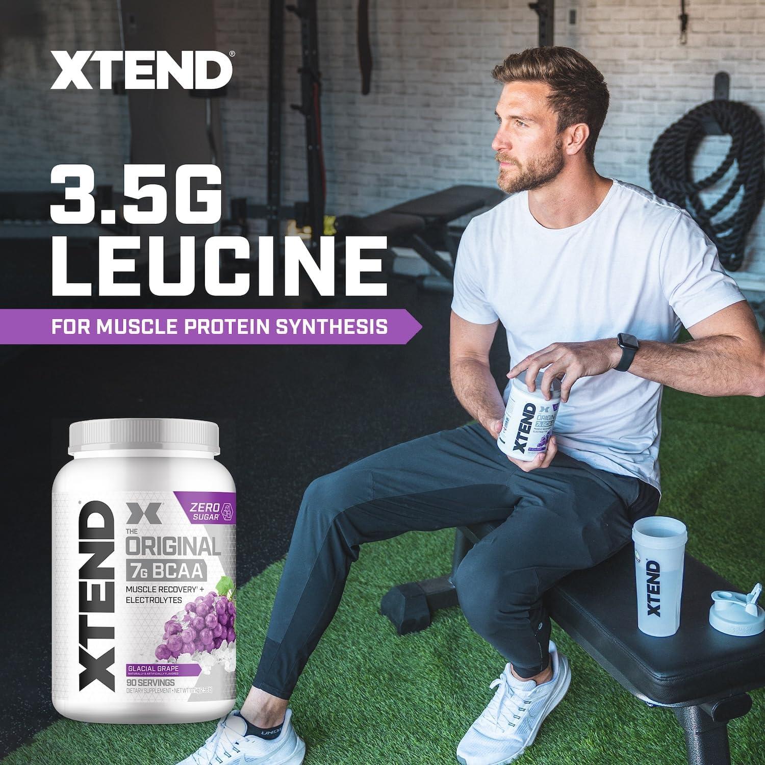 XTEND BCAA Polvo Original 90 Porciones Uva Sin Azúcar