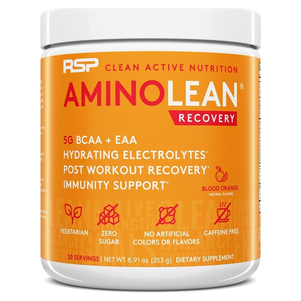 Suplemento AminoLean RSP 30 Porciones Naranja Sangre