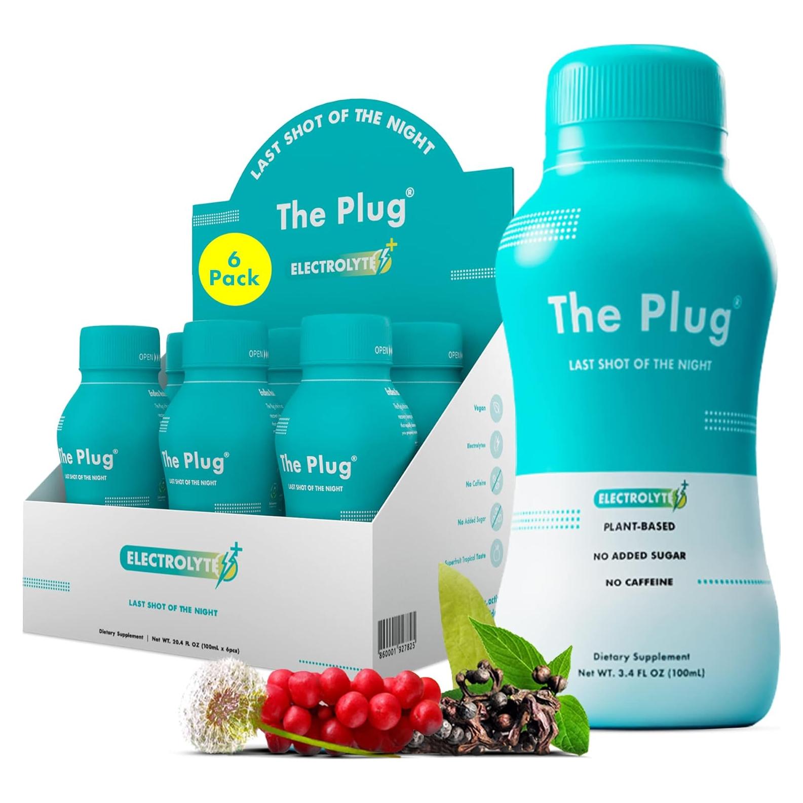 Bebida Detox The Plug 6x100ml - Soporte Hepático Natural