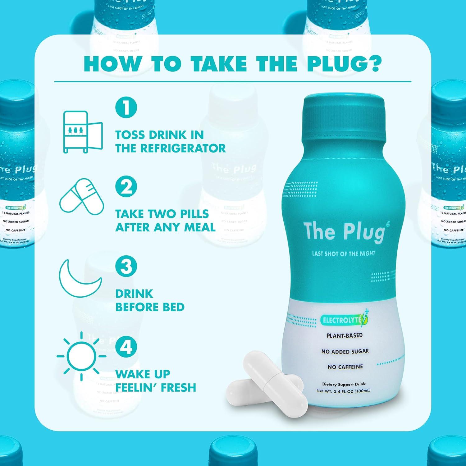 Bebida Detox The Plug 6x100ml - Soporte Hepático Natural