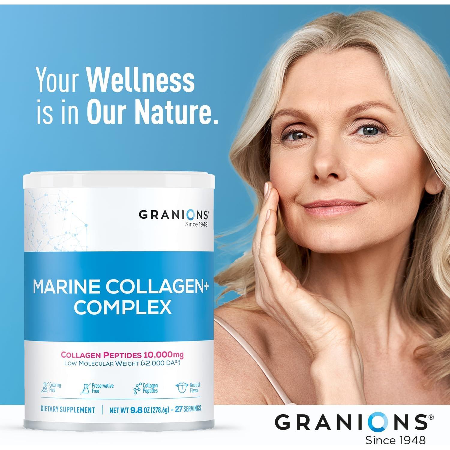 Suplemento de Colágeno Marino Granions 277g con Vitamina C