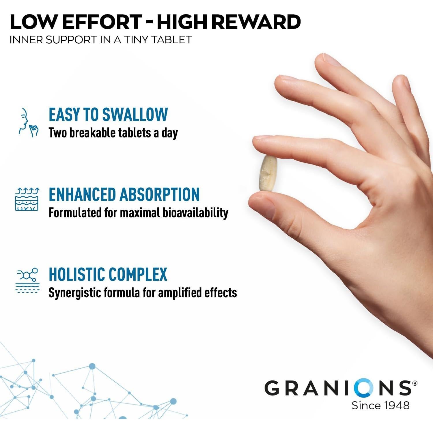 Píldoras de Colágeno Marino Granions 2000mg 180 Tabletas