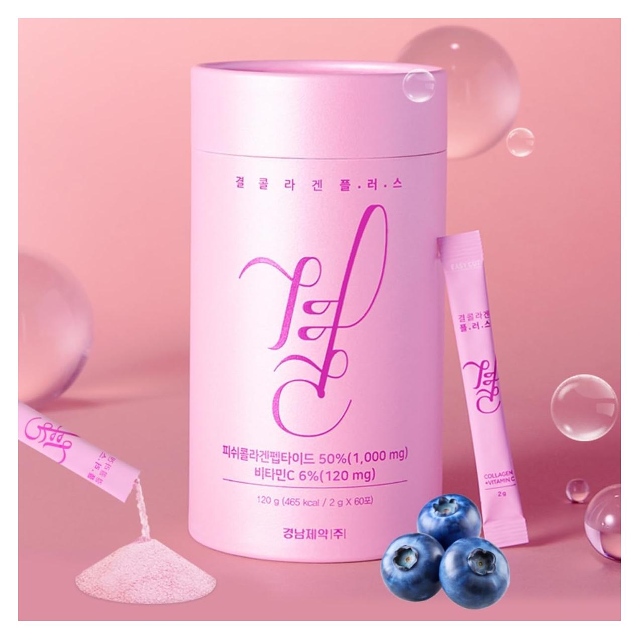 Colágeno Plus LEMONA 60 Stick 1000 mg Arándano con Vitamina C