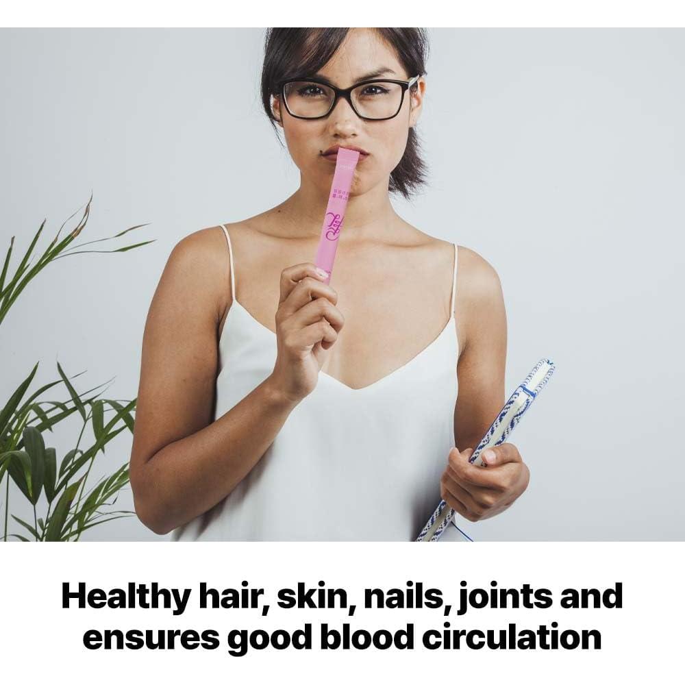 Colágeno Plus LEMONA 60 Stick 1000 mg Arándano con Vitamina C