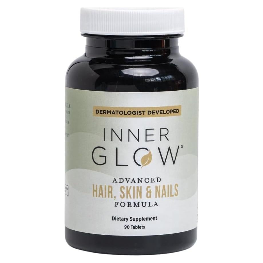 Suplemento Vitaminas para Cabello Piel Uñas Inner Glow 90 Tabletas