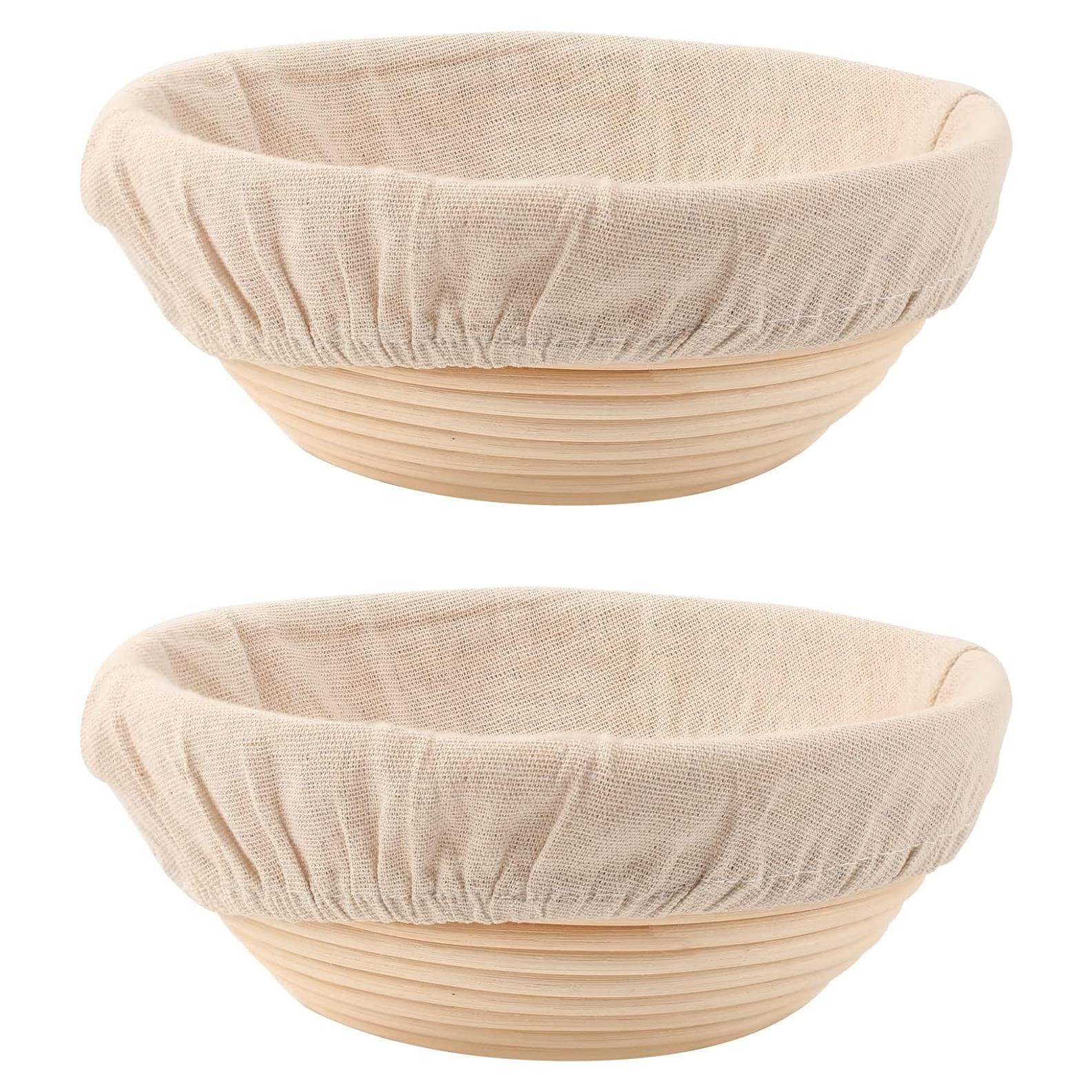 Juego de Cestas de Prueba DOYOLLA 21.5 cm Redondas 2 Piezas