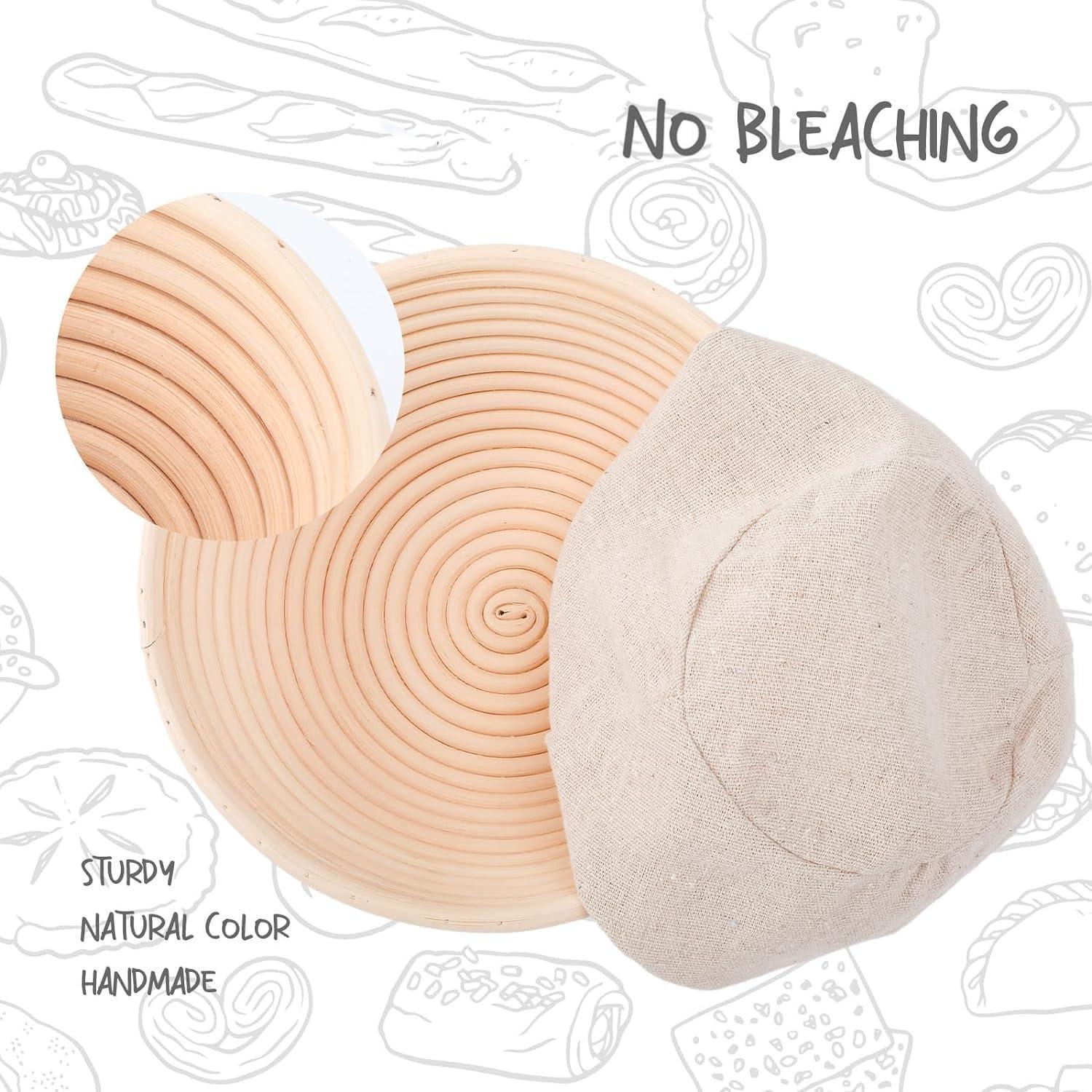 Juego de Cestas de Prueba DOYOLLA 21.5 cm Redondas 2 Piezas