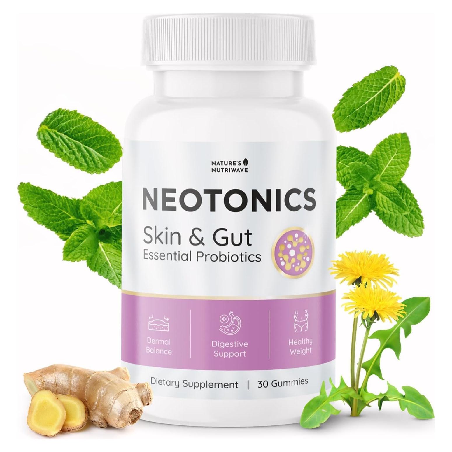 Gomitas Probioticas Neotonics 30 Unidades Sabor Manzana