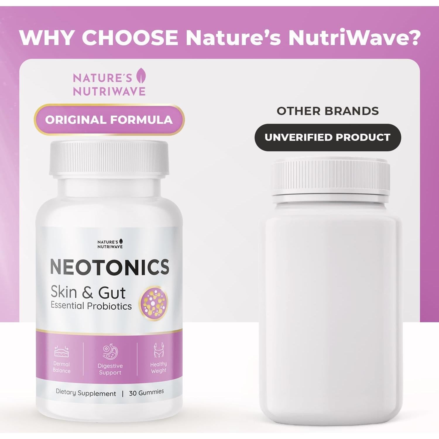 Gomitas Probioticas Neotonics 30 Unidades Sabor Manzana