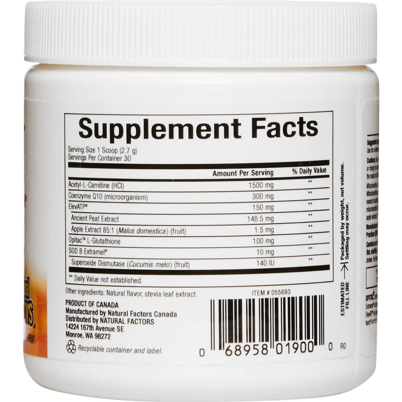 Polvo RegenerLife Factores Naturales 81 g - Energía Celular