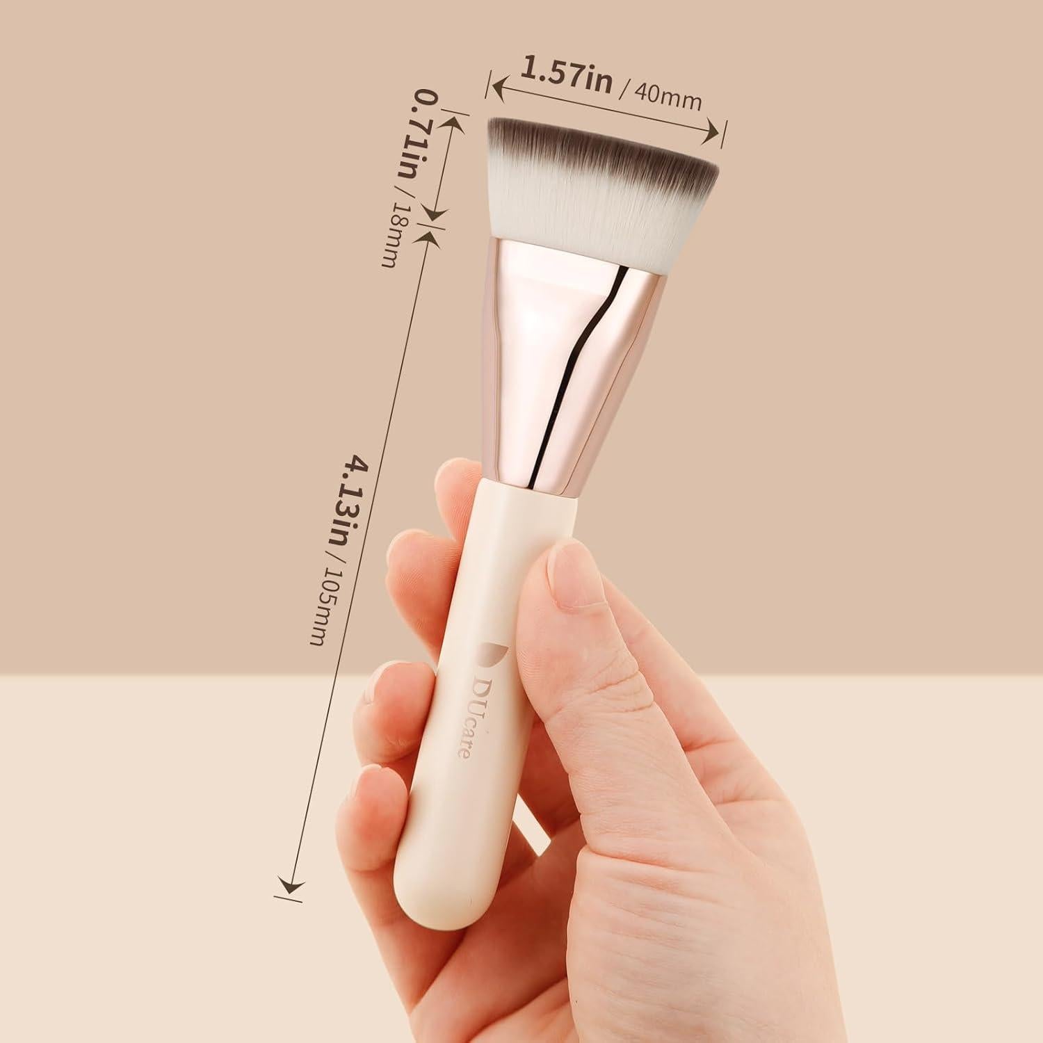 Brocha de Fundación DUcare Kabuki Mini para Maquillaje