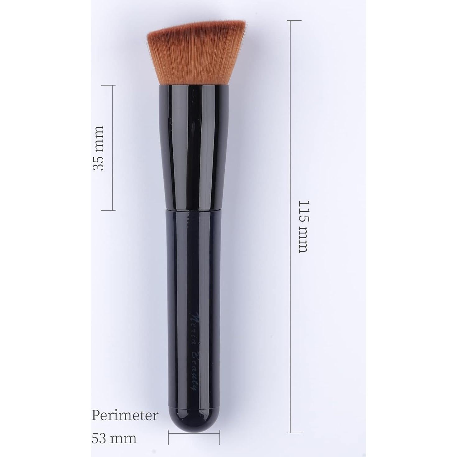 Brocha Kabuki de Base EVRCHGIEA Tamaño M Azul