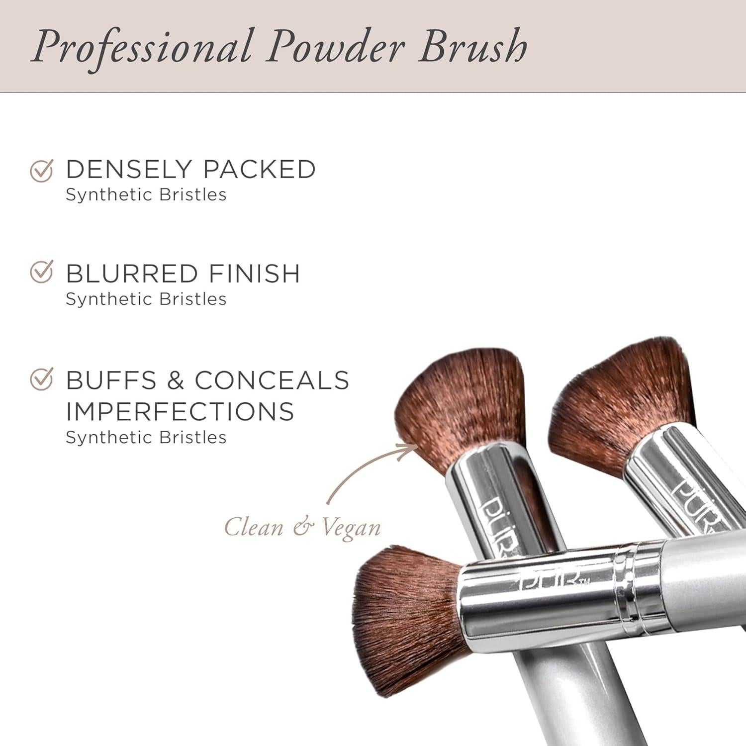 Brocha de Maquillaje Chisel PÚR Beauty Sintética 18.8 cm