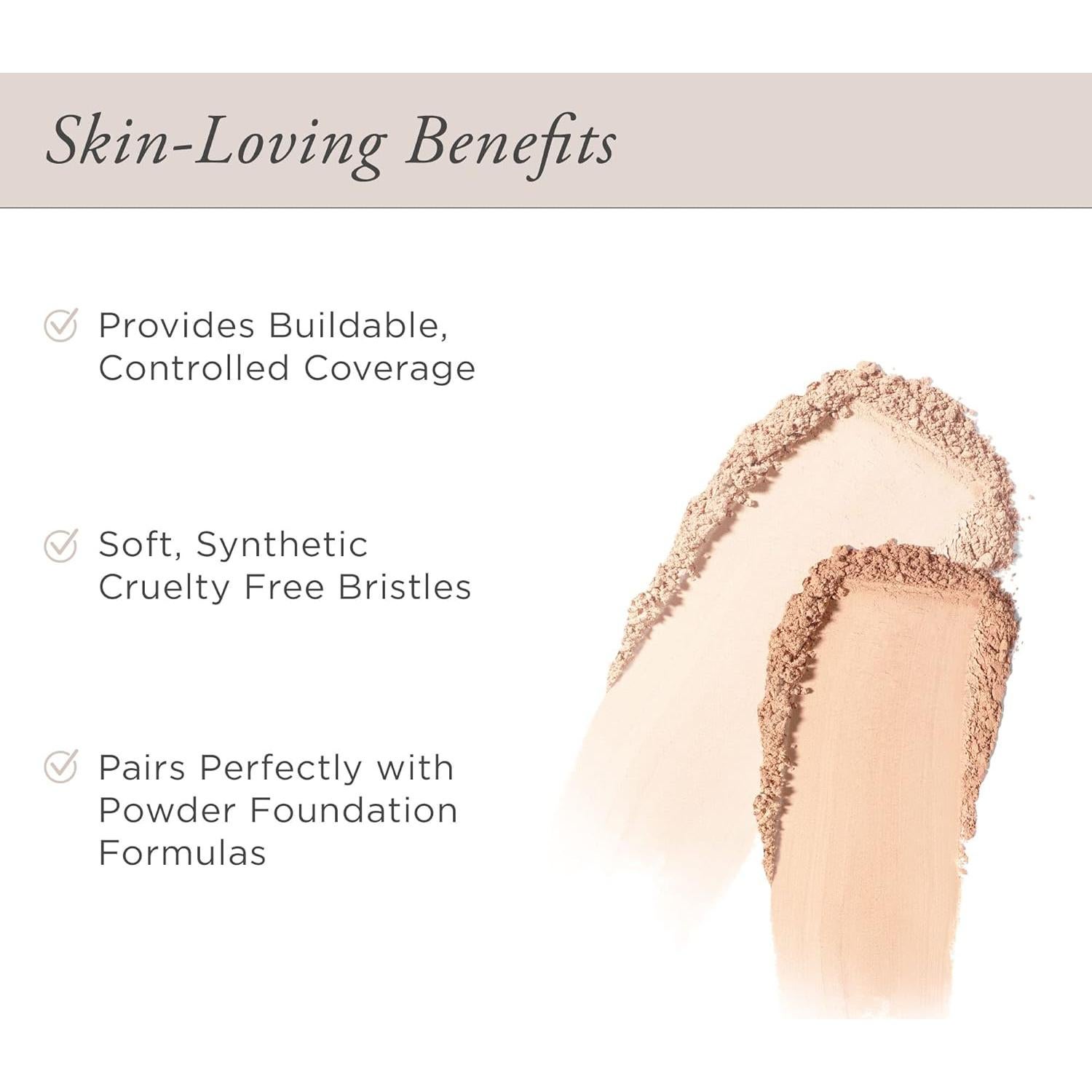 Brocha de Maquillaje Chisel PÚR Beauty Sintética 18.8 cm