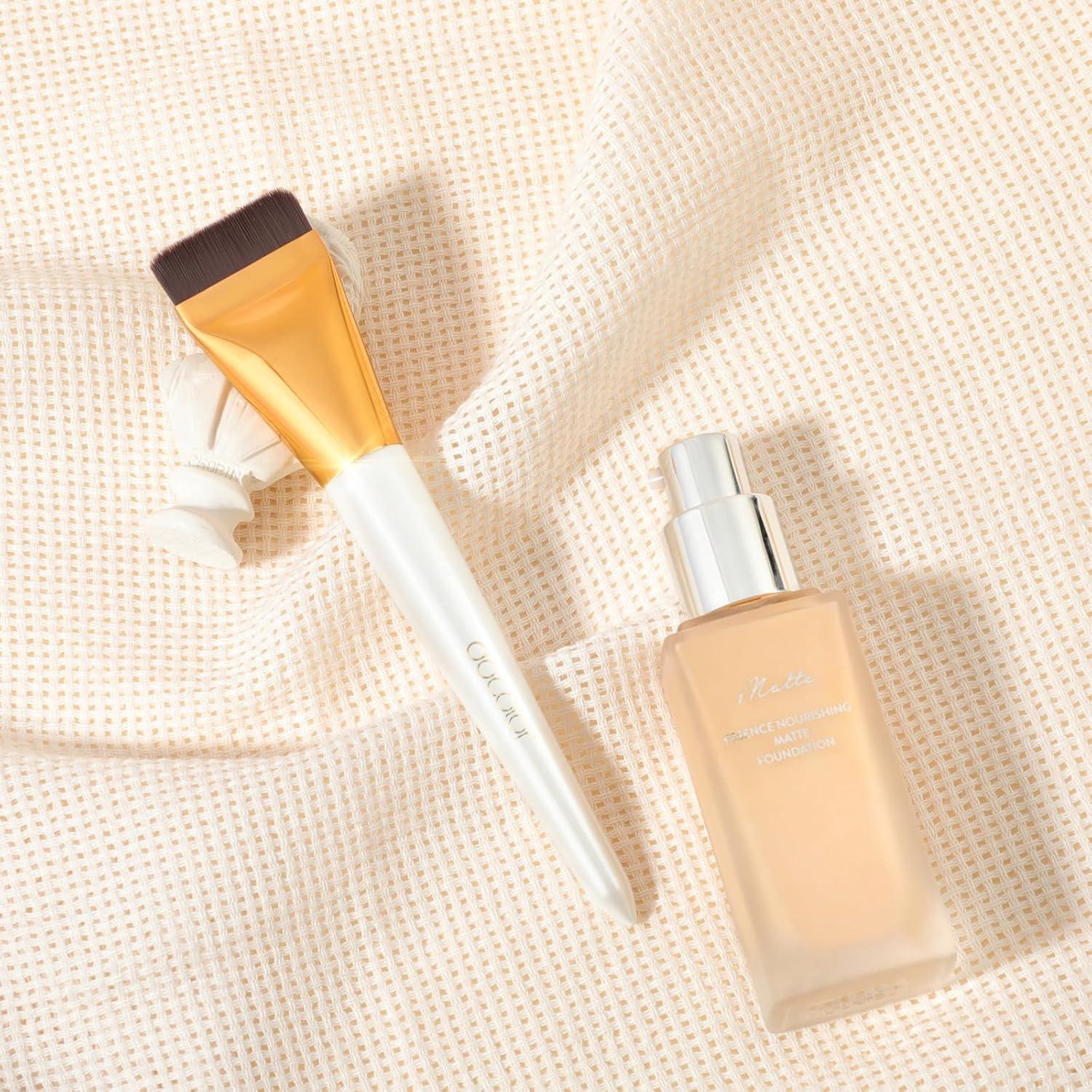 Brocha Plana Docolor para Base Líquida Ultra Fina 16 cm