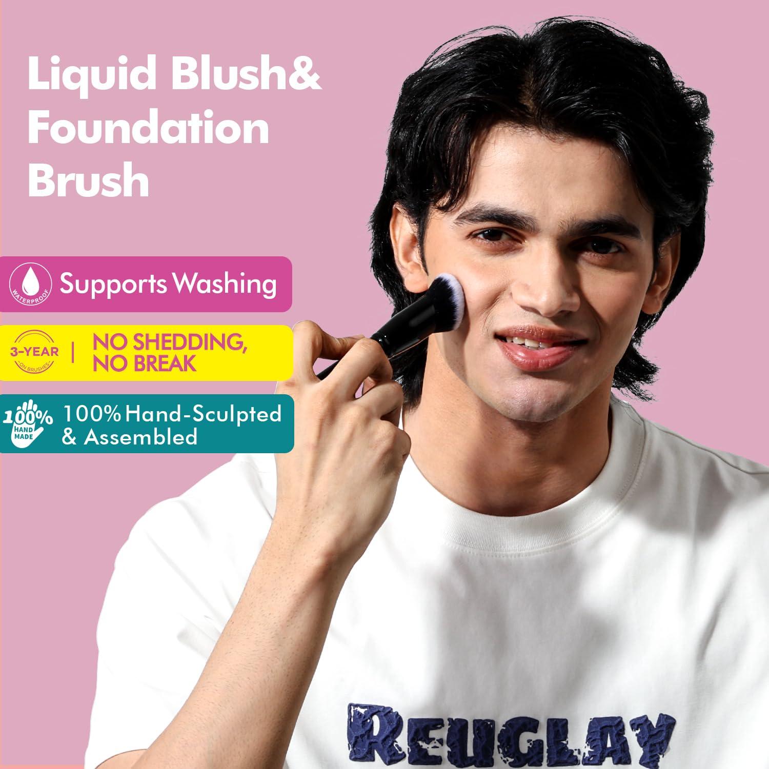 Brocha de Maquillaje Bueart Design para Base y Rubor