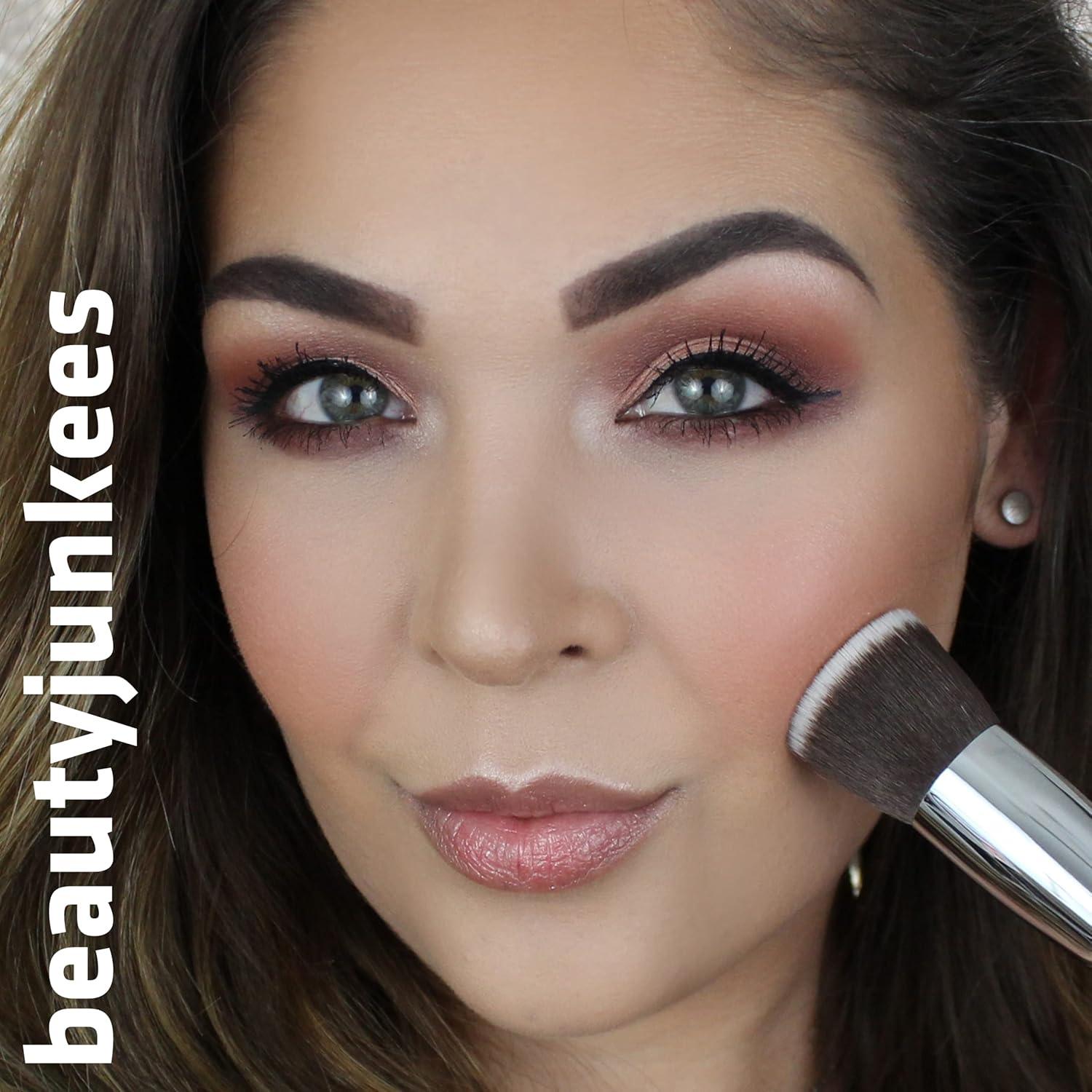 Brocha Kabuki Plana Beauty Junkees para Base Maquillaje