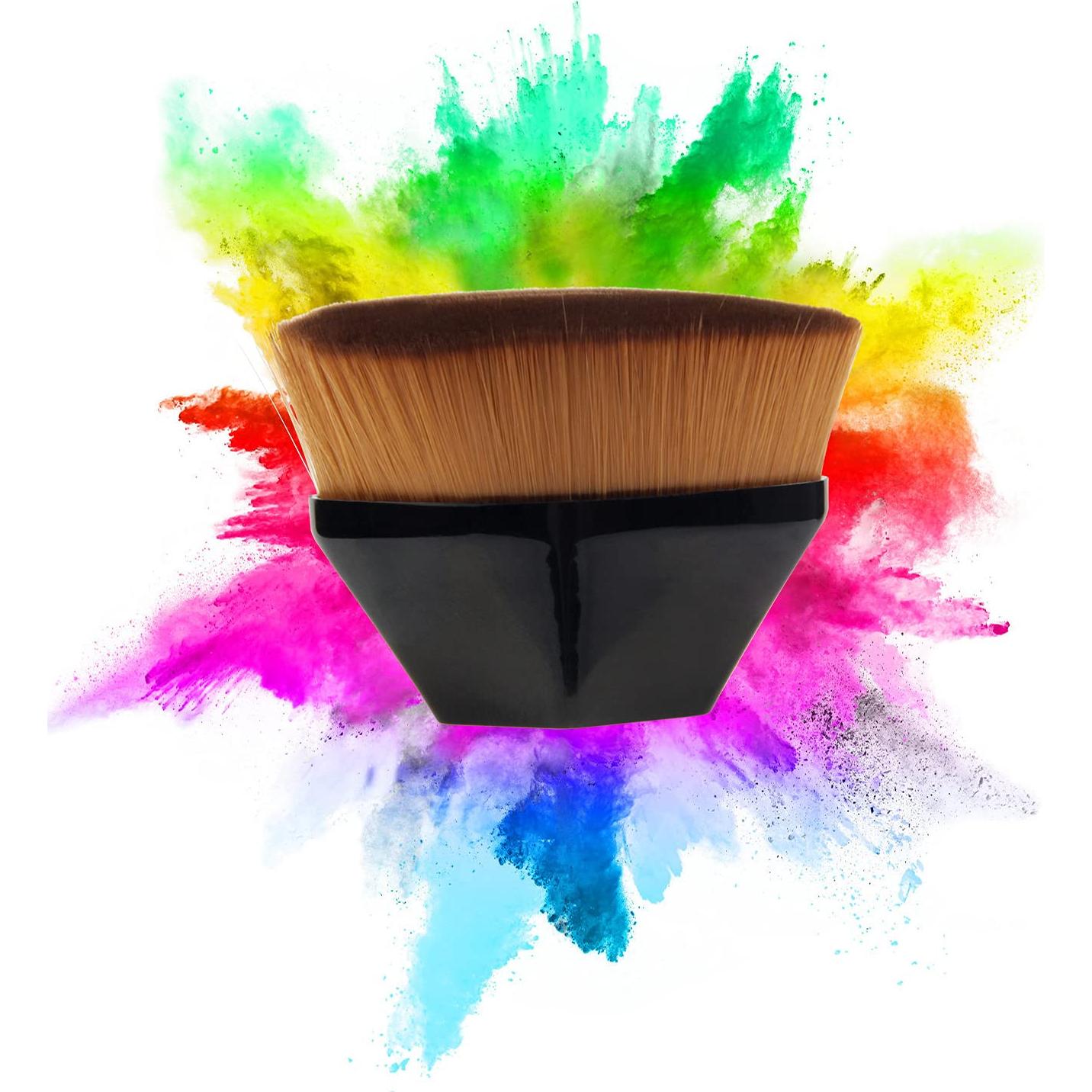 BEAHOT Brocha de Maquillaje Kabuki 4 Piezas con Estuche