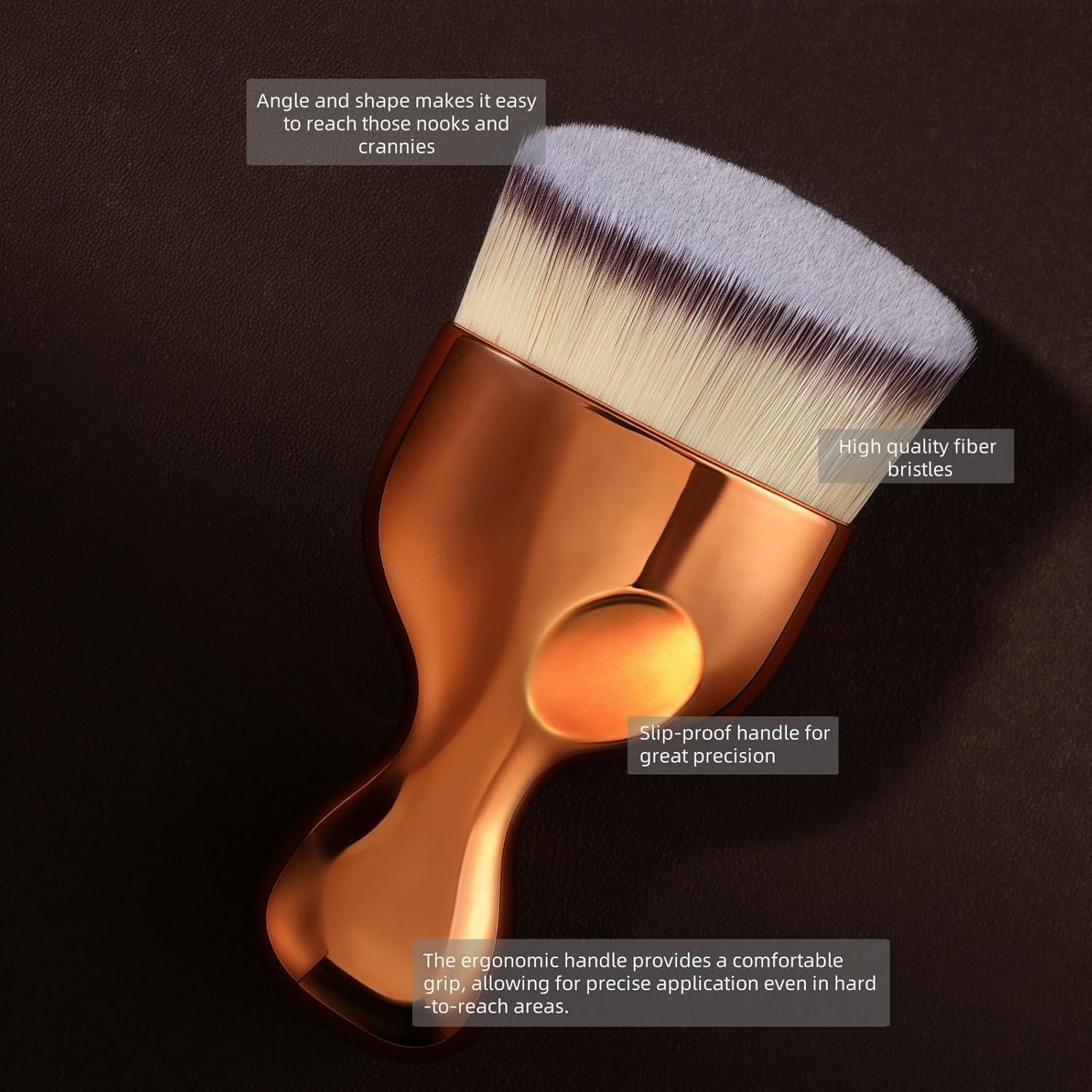 Brocha Kabuki para Autobronceador GOERTI - Oro Rosa