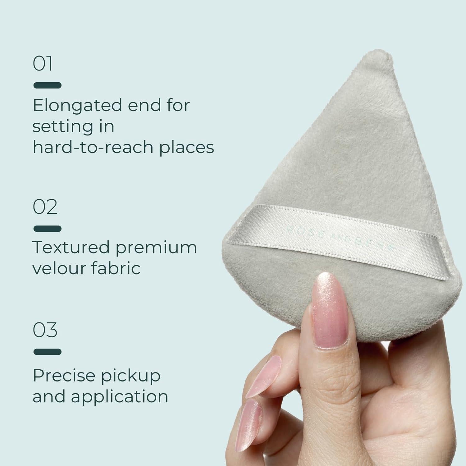 Puf de Maquillaje Rose y Ben - Juego de 2 Pufs para Ojos