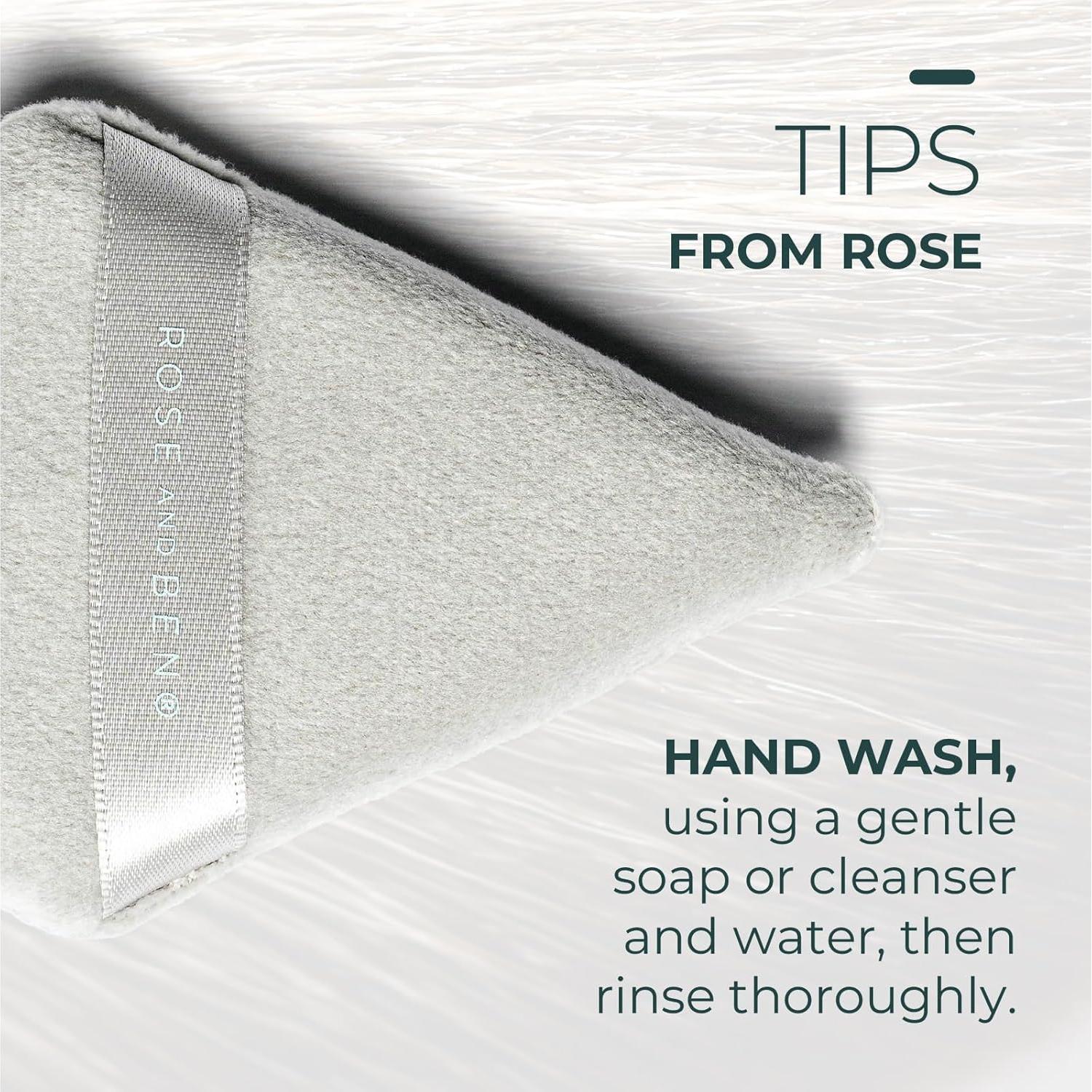 Puf de Maquillaje Rose y Ben - Juego de 2 Pufs para Ojos