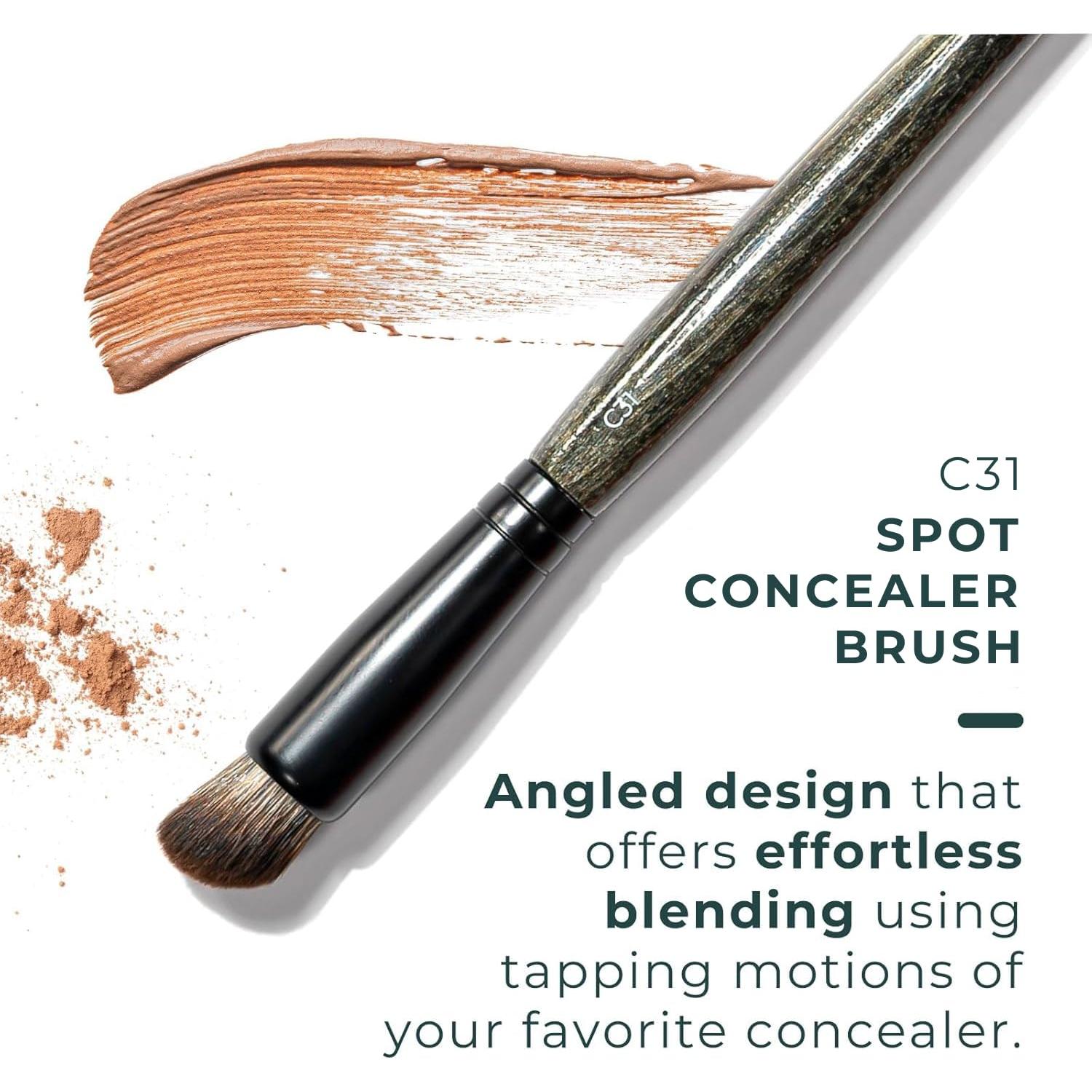 Brocha Correctora Angulada Rose y Ben Beauty - Alta Cobertura