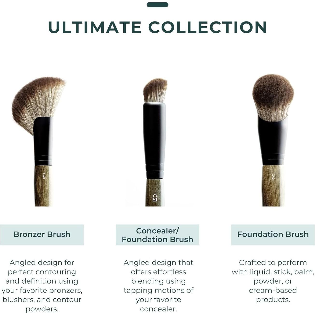 Brocha Correctora Angulada Rose y Ben Beauty - Alta Cobertura