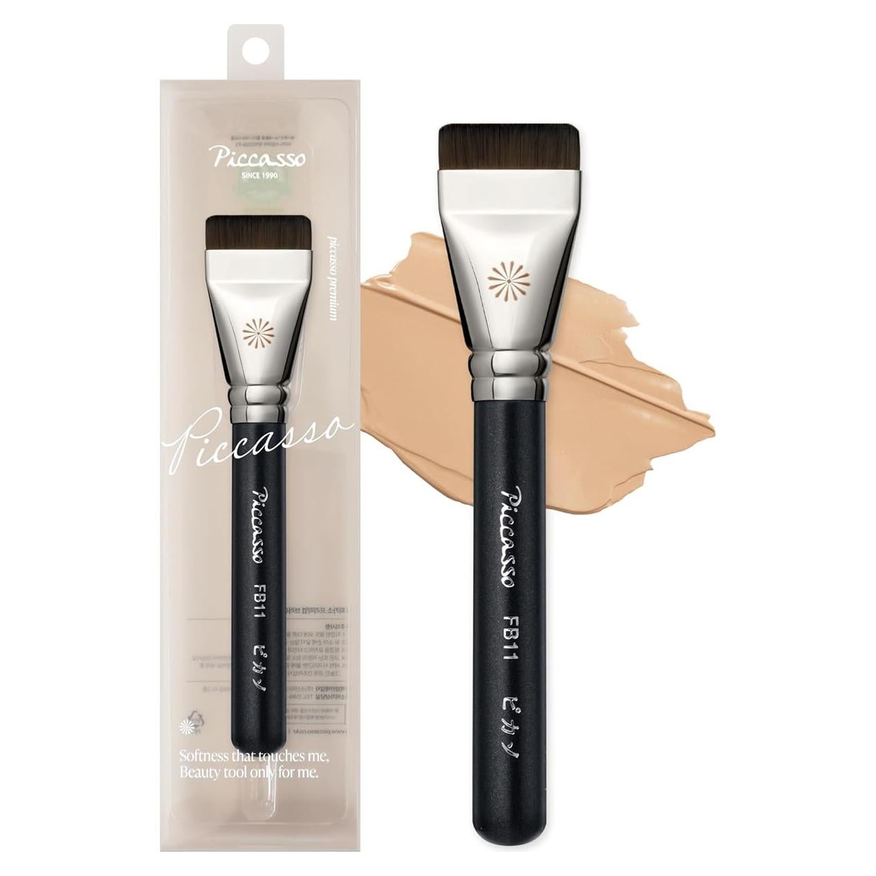 Brocha Profesional FB11 Piccasso para Base Líquida - Cerdas Suaves