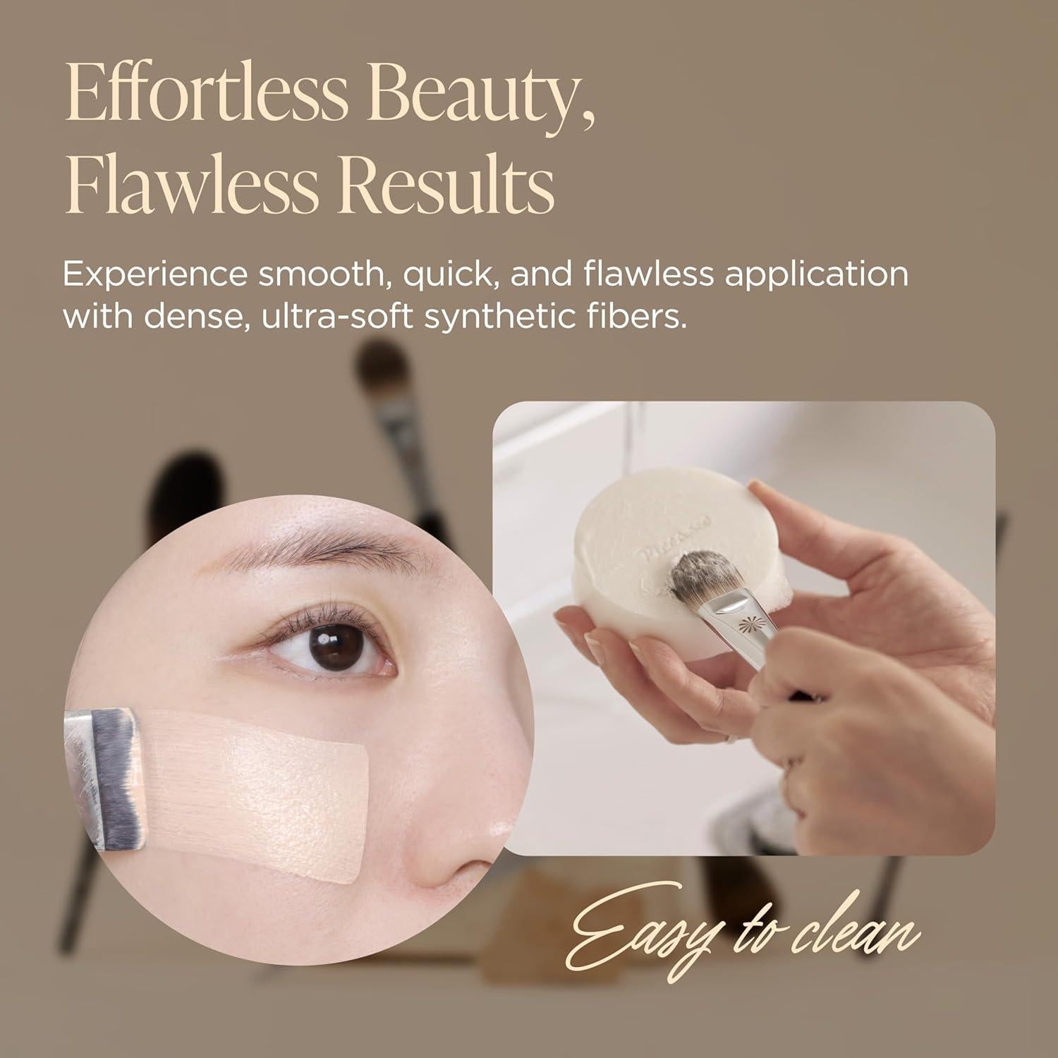 Brocha Profesional FB11 Piccasso para Base Líquida - Cerdas Suaves