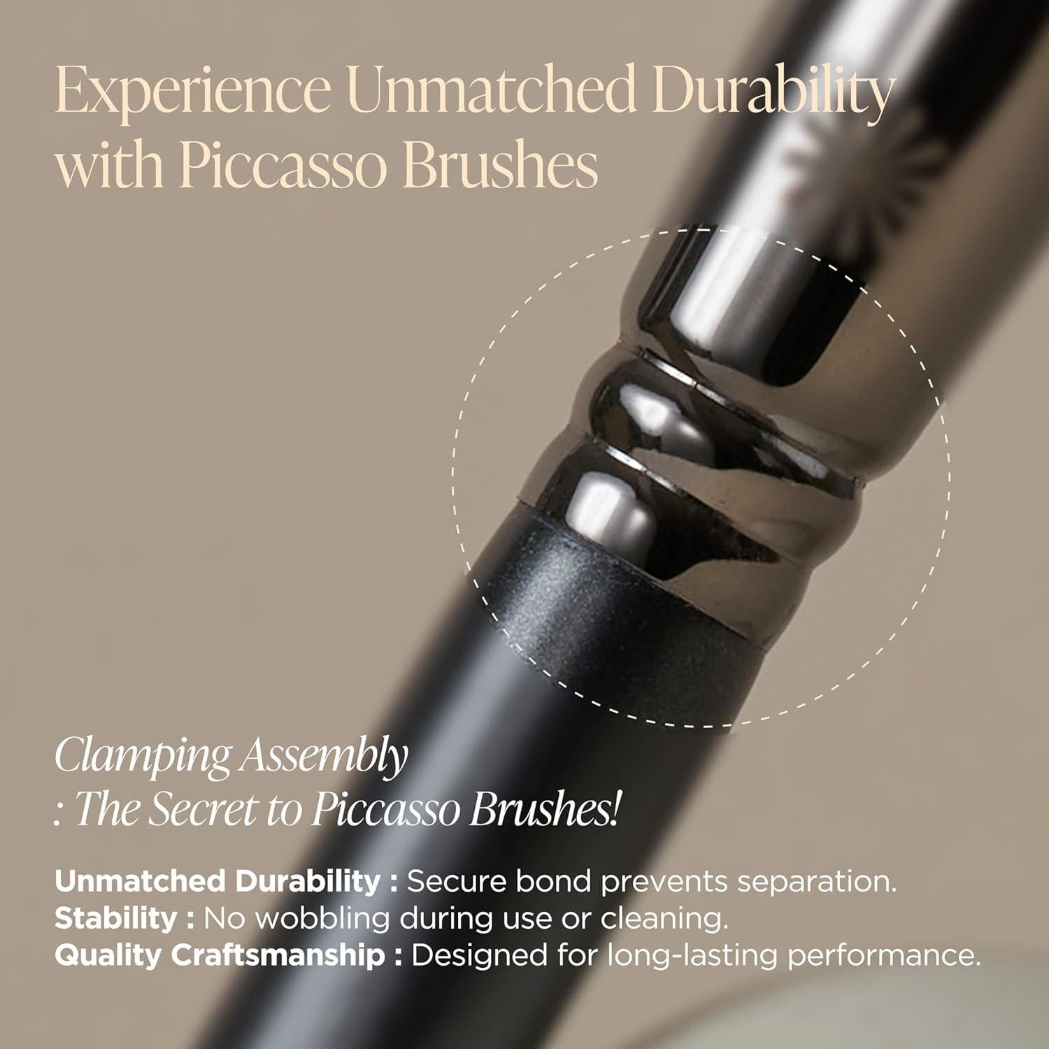 Brocha Corrector Piccasso Brush 21,17 cm para Maquillaje