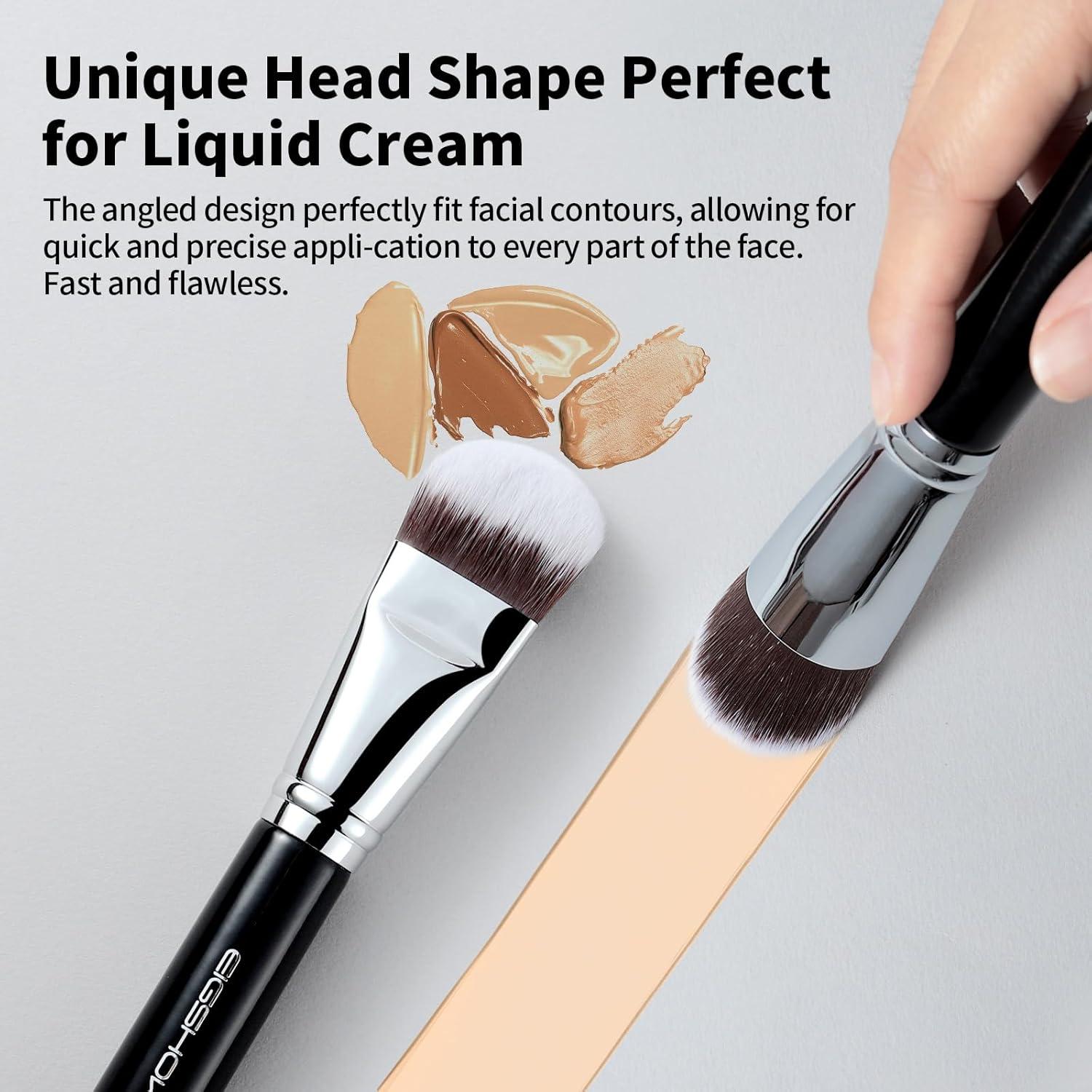 Brocha de Base Inclinada EIGSHOW para Rostro 15.24 cm