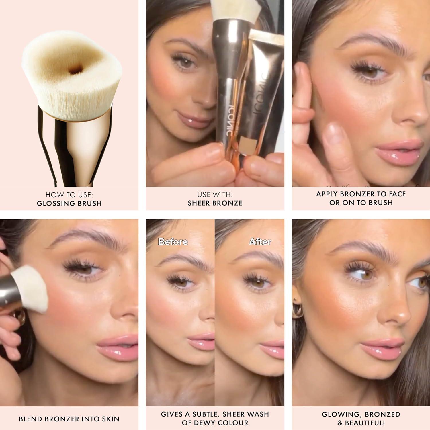 Brocha de Contorno Curvada Iconic London 19x4 cm