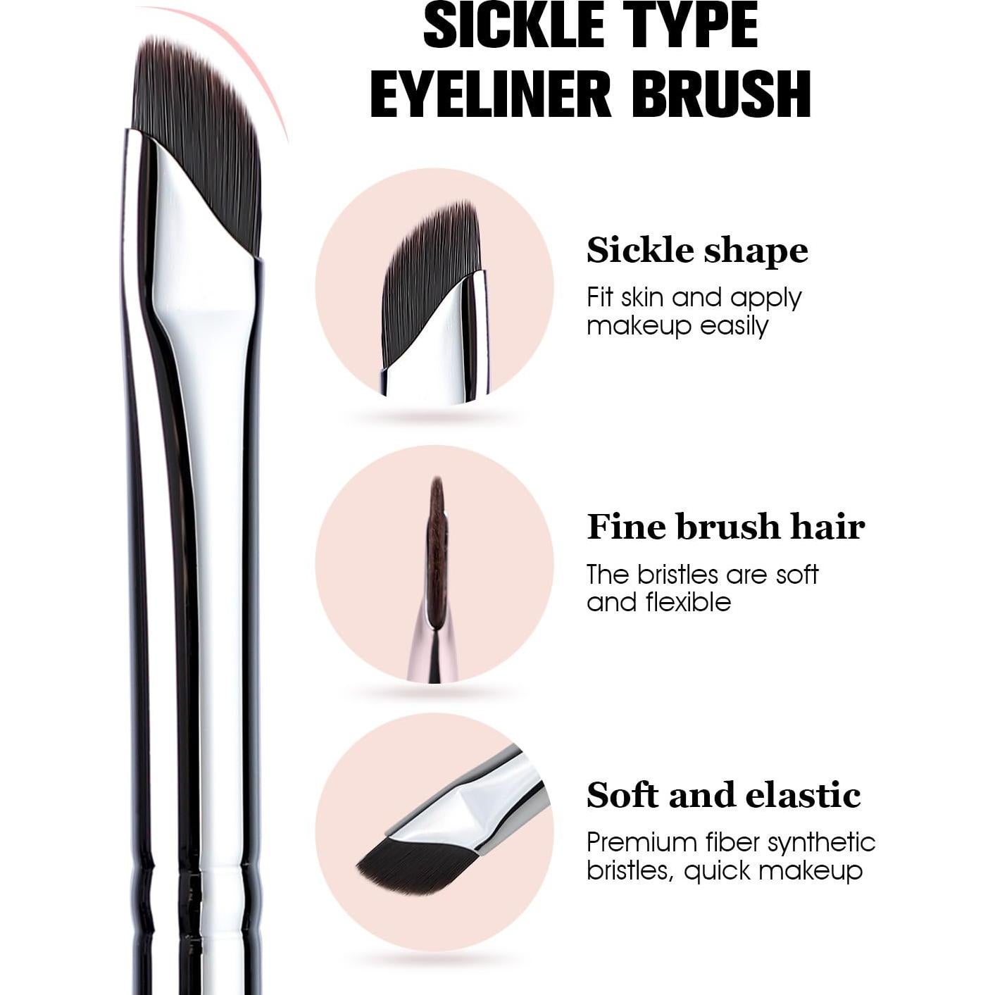 Pincel de Eyeliner Angulado EIGSHOW - Precisión y Versatilidad